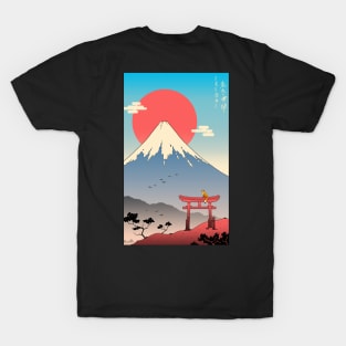 Ikigai in Mt. Fuji Back Print T-Shirt